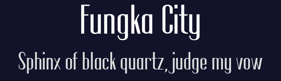 Fungka City by Afkari Studio — Sans Serif Font — thumbnail 2