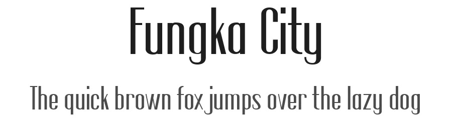 Fungka City by Afkari Studio — Sans Serif Font