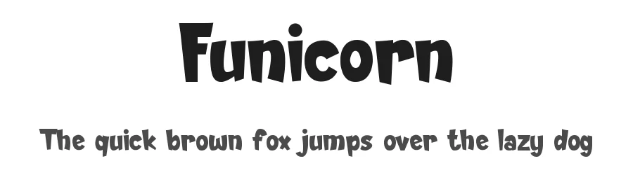 Funicorn by Pinisiart — Decorative Font
