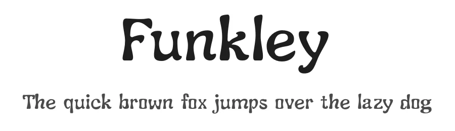 Funkley by Craft Supply Co. — Decorative Font