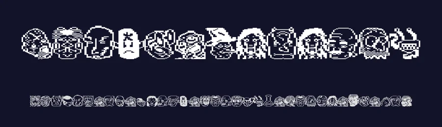 Funky Beheadz by Graphic Content — Dingbats Font — thumbnail 2