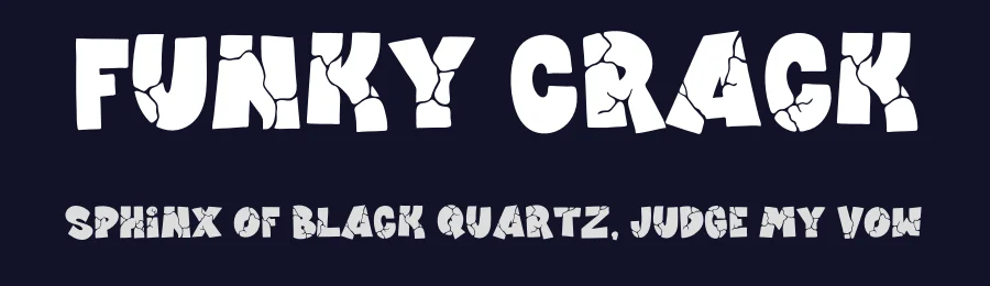 Funky Crack by PutraCetol Studio — Decorative Font — thumbnail 2