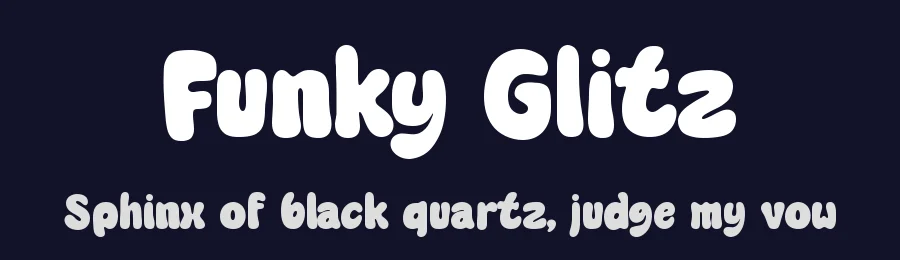 Funky Glitz by Timelesstype Studio — Decorative Font — thumbnail 2
