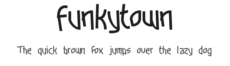 Funkytown by Geronimo Font Studios — Decorative Font