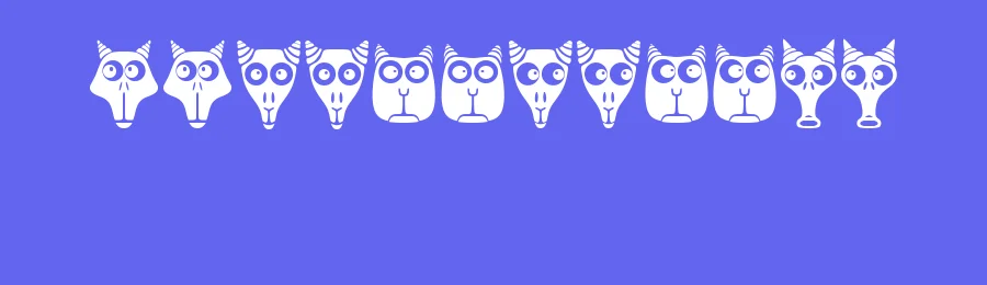 Funny Aliens by Vladimir Nikolic — Dingbats Font — thumbnail 3