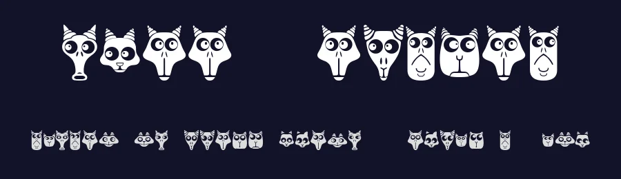 Funny Aliens by Vladimir Nikolic — Dingbats Font — thumbnail 2