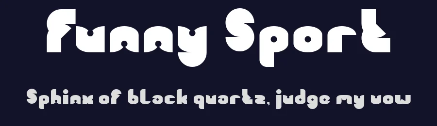 Funny Sport by weknow — Decorative Font — thumbnail 2