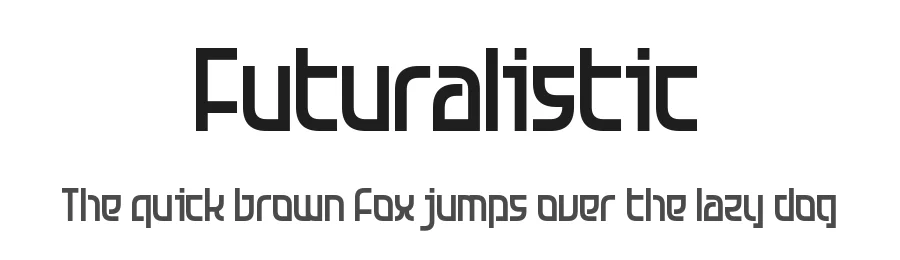 Futuralistic by Chequered Ink — Display Font