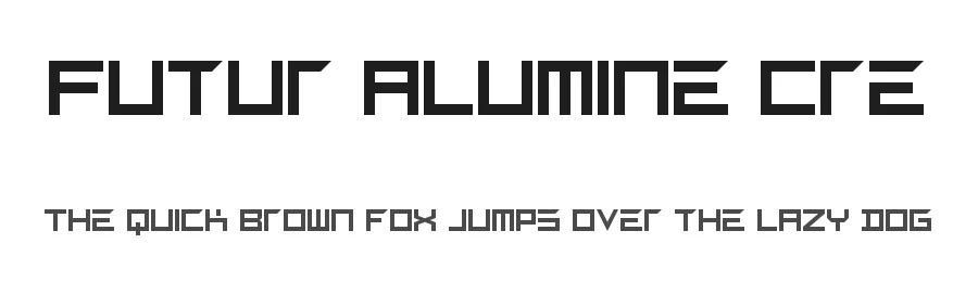 Futur Alumine Cre by Fred Cre — Display Font