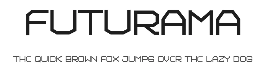 Futurama by fortunes co — Display Font