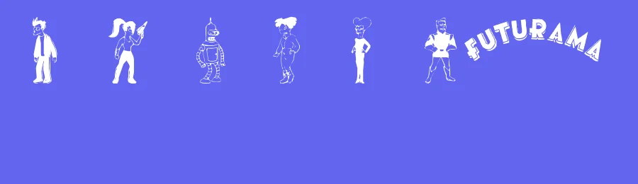 Futurama Dingbats by xstreamed.tv — Dingbats Font — thumbnail 3