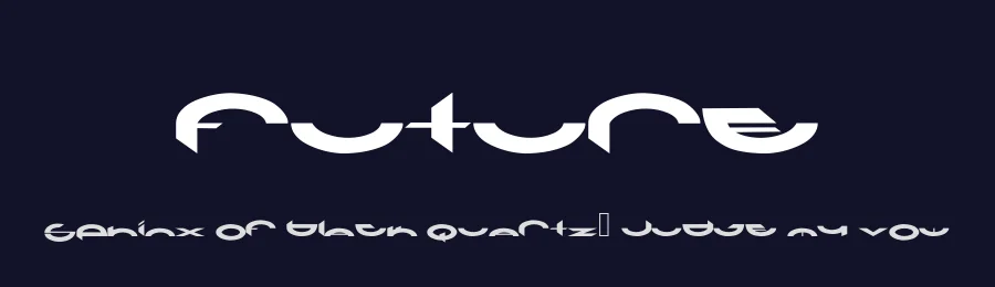 Future by Manuel Ramos — Display Font — thumbnail 2