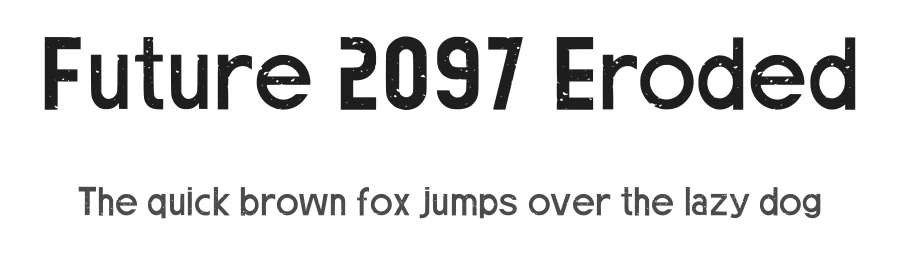 Future 2097 Eroded