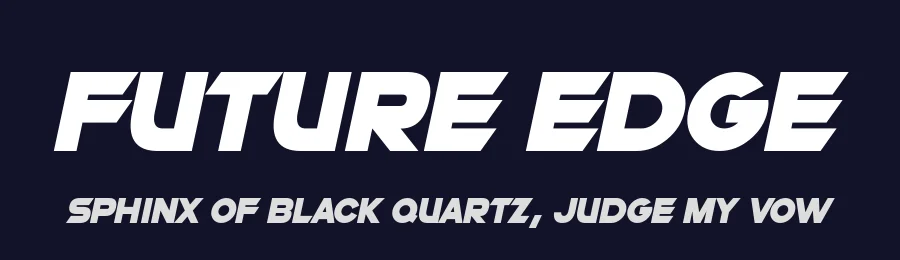 Future Edge by Hawtpixel — Display Font — thumbnail 2