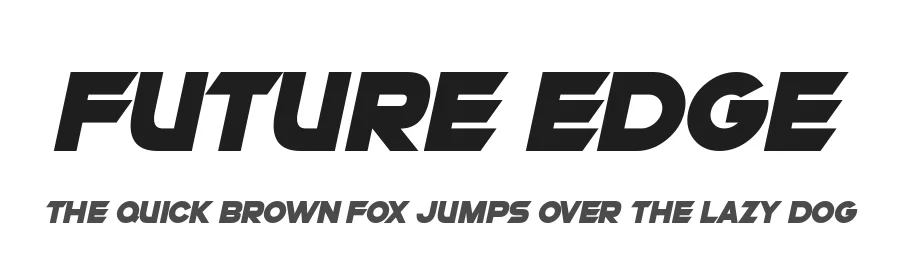 Future Edge by Hawtpixel — Display Font