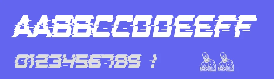 Future Glitch by Woodcutter — Decorative Font — thumbnail 3