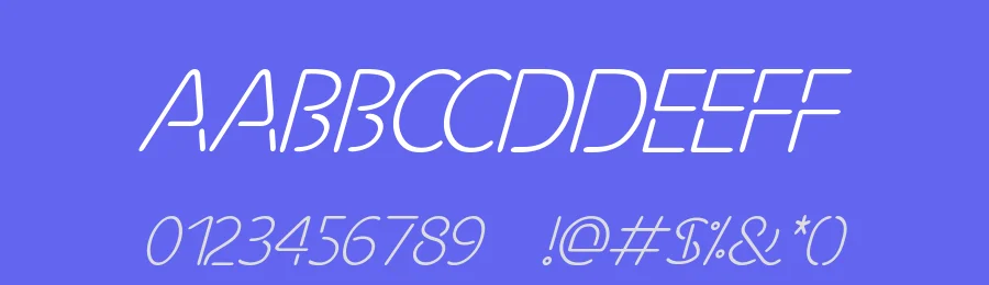 Future Light by Joseph Dawson — Display Font — thumbnail 3