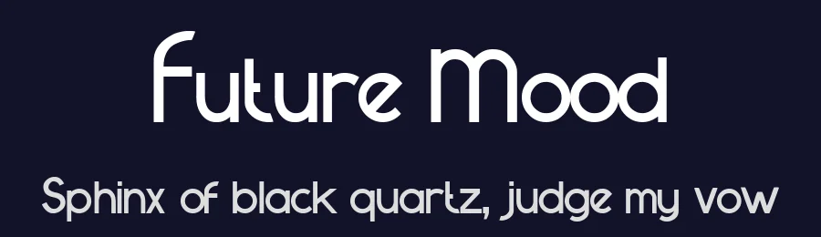 Future Mood by pak noto — Sans Serif Font — thumbnail 2