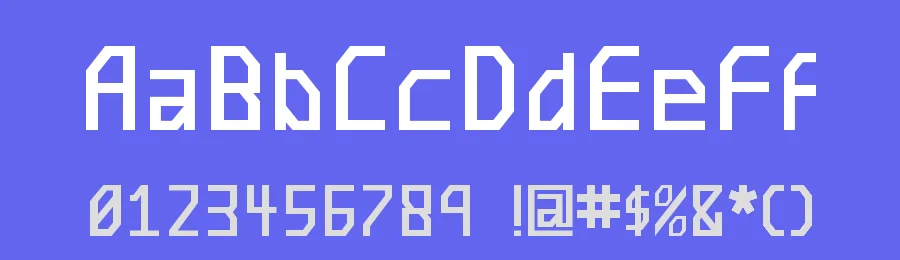 Future n0t Found by Michael W. Moss — Display Font — thumbnail 3