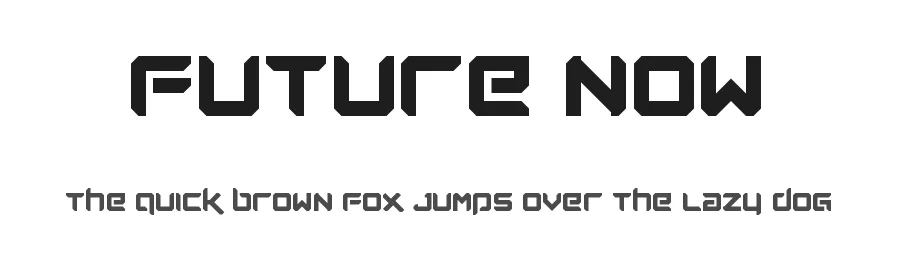 Future Now by Chequered Ink — Display Font
