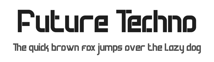Future Techno by Surya Creatype β Display Font