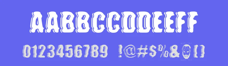Future War by Woodcutter — Decorative Font — thumbnail 3