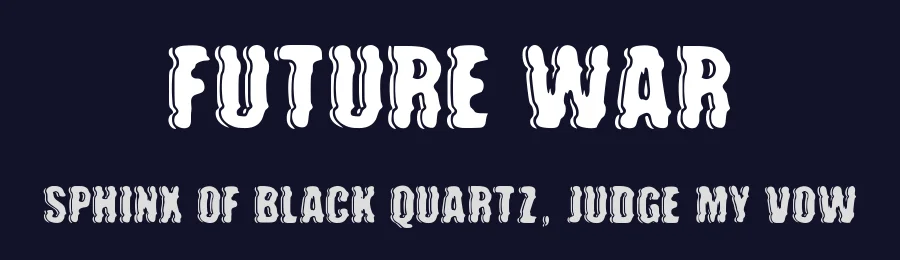 Future War by Woodcutter — Decorative Font — thumbnail 2