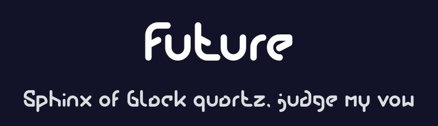 Future by weknow — Display Font — thumbnail 2