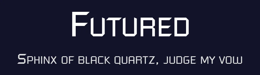 Futured by Randy Ford — Display Font — thumbnail 2