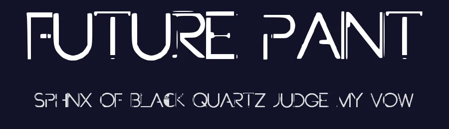 Future Paint by MIke Vincent — Decorative Font — thumbnail 2