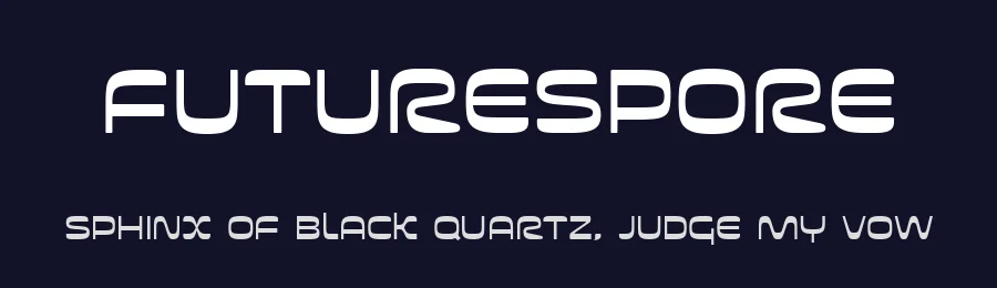 Futurespore by Disaster Fonts — Display Font — thumbnail 2