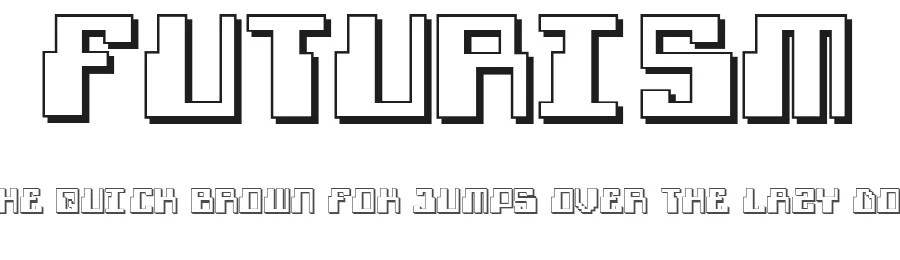 Futurism by Pizzadude — Display Font