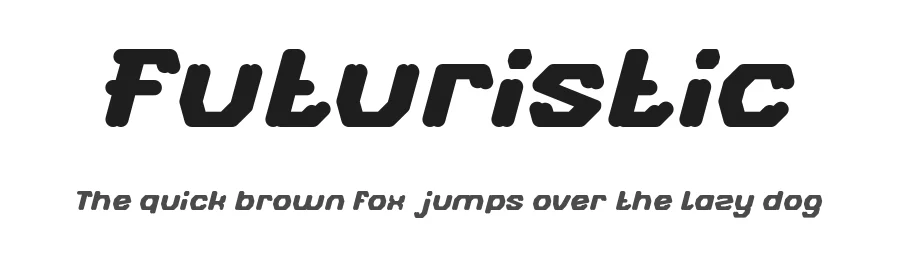 Futuristic by weknow — Display Font