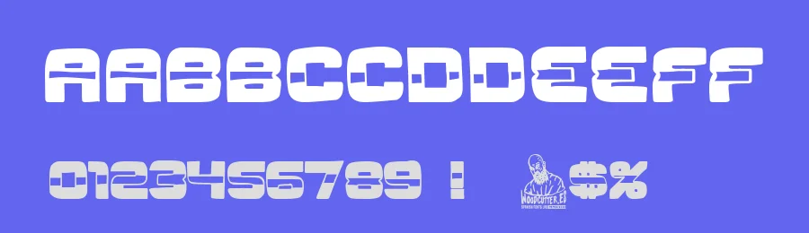 Futuro Incierto by Woodcutter — Decorative Font — thumbnail 3