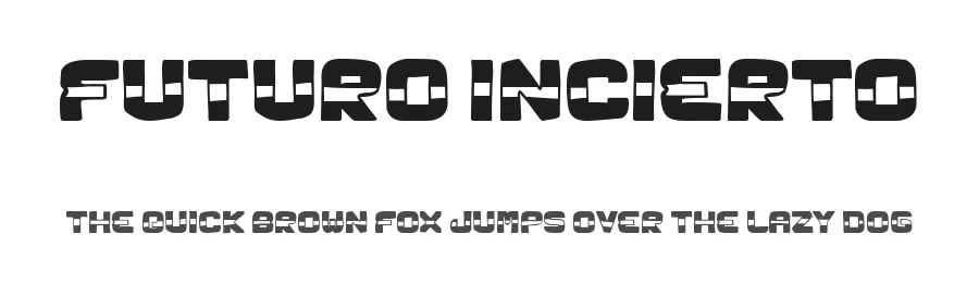 Futuro Incierto by Woodcutter — Decorative Font