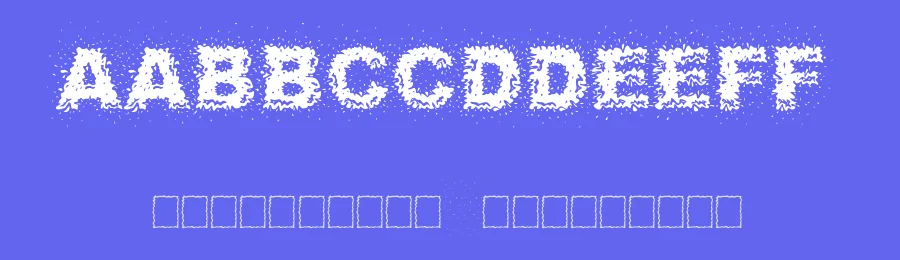 Fuzzed by James Shields — Decorative Font — thumbnail 3