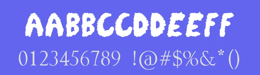Fuzzy Bear by JSH creates — Decorative Font — thumbnail 3