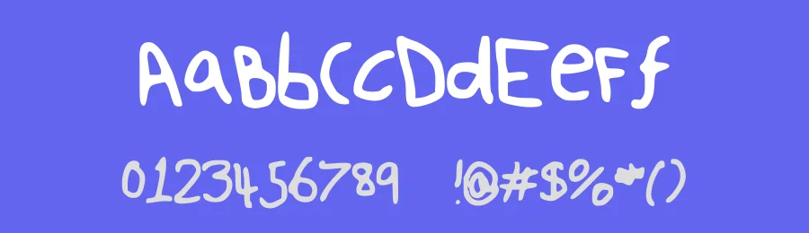 Fuzzy Font by Conor Travers — Script Handwritten Font — thumbnail 3