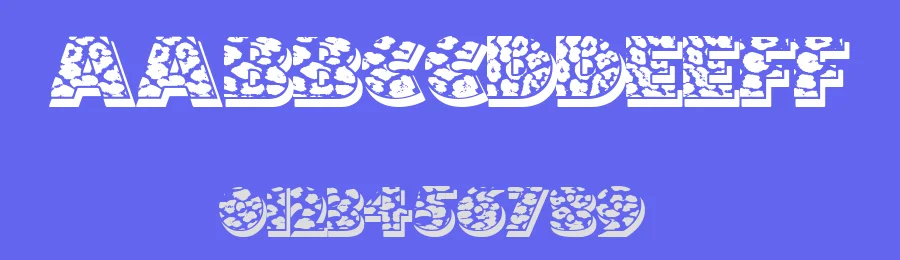 Fuzzy Handcuffs by Xerographer Fonts — Decorative Font — thumbnail 3