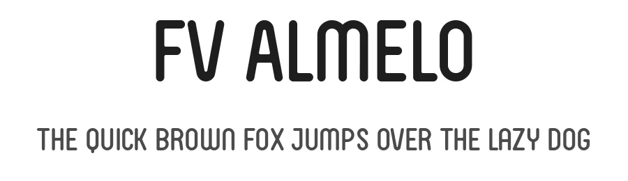 FV Almelo by Studio Floris Voorveld — Sans Serif Font
