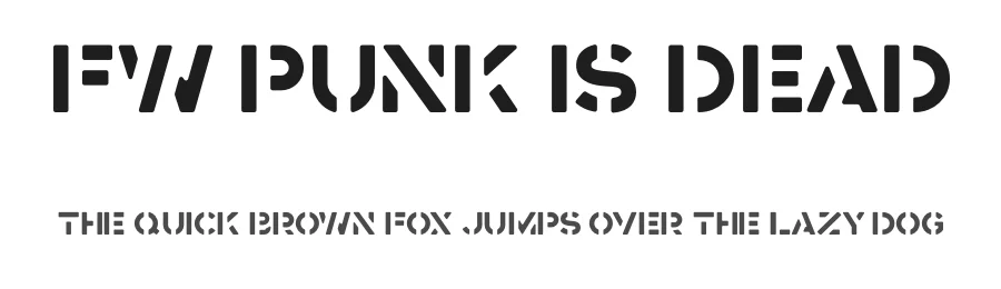 FW Punk Is Dead