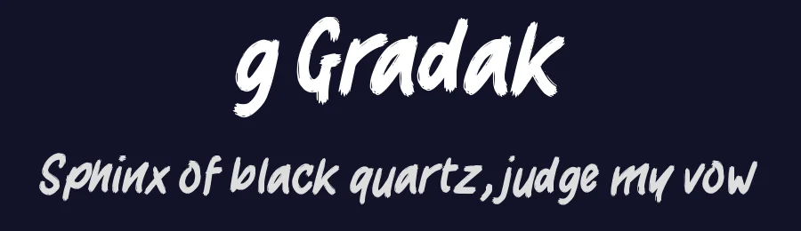 g Gradak by wepfont.com — Script Handwritten Font — thumbnail 2