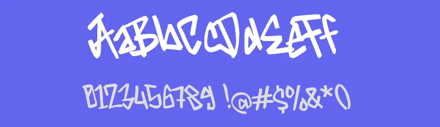 g Graffitian by wepfont.com — Script Handwritten Font — thumbnail 3