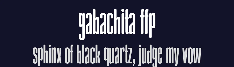 Gabachita FFP by deFharo — Sans Serif Font — thumbnail 2