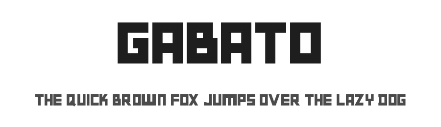Gabato by DaeDesign β Display Font