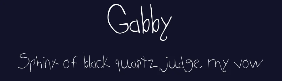 Gabby by Bellafonts — Script Handwritten Font — thumbnail 2