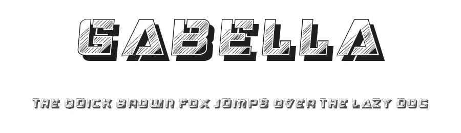Gabella by Vladimir Nikolic — Display Font