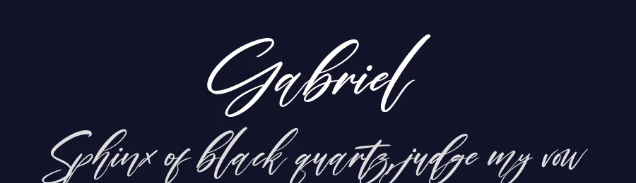 Gabriel by Perspectype Studio - Letterena.com — Script Handwritten Font — thumbnail 2