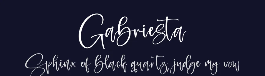 Gabriesta by Letterena Studios — Script Handwritten Font — thumbnail 2