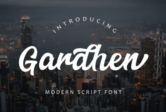 Gadhen Script Font by Authentic Studio β Script Handwritten Font